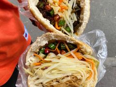 鸡蛋花干夹馍-三兄弟高炉烧饼