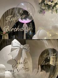 -团子宝宝宴派对百日宴生日布置策划·求婚策划·气球布置别墅民宿