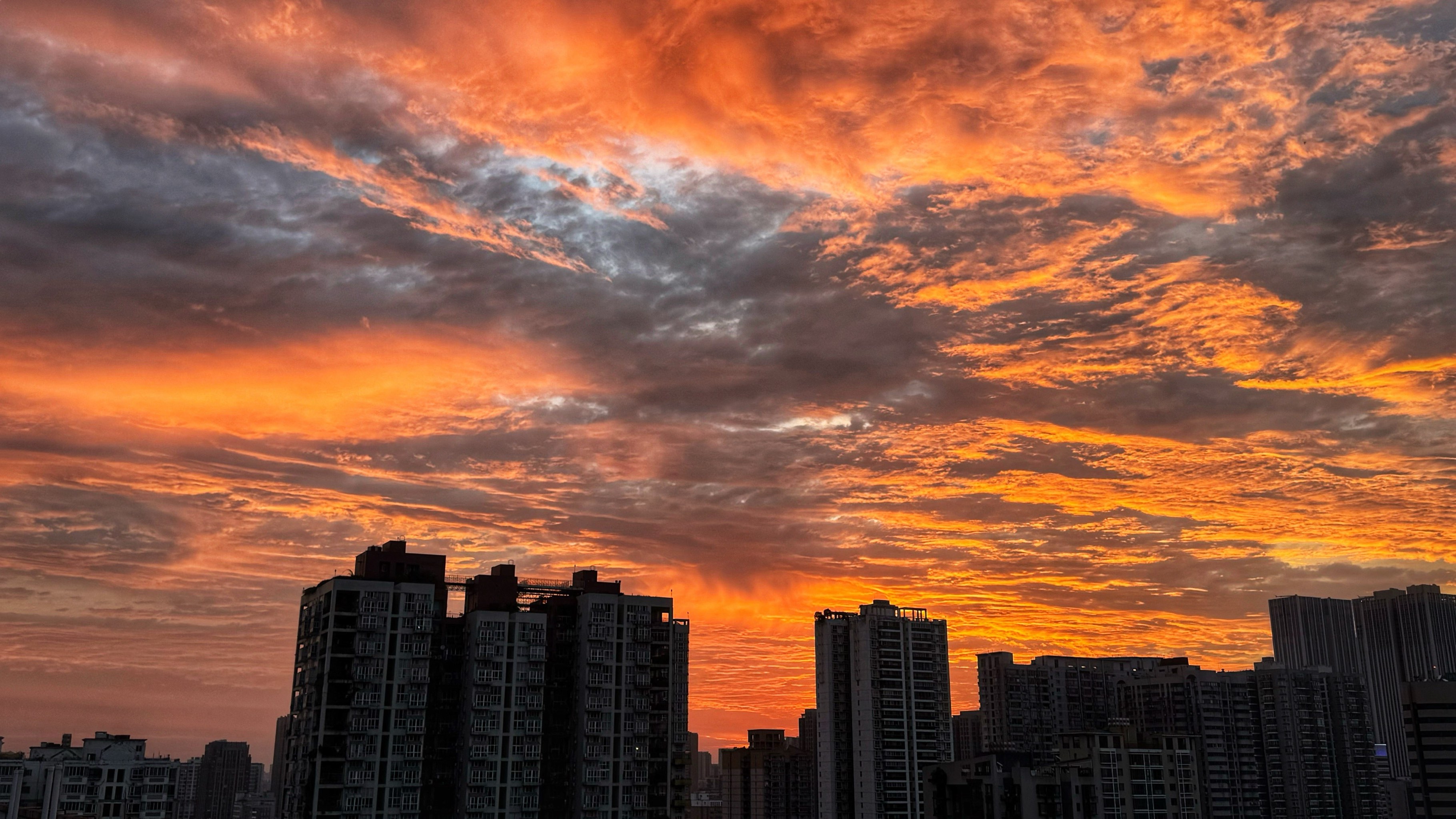 朝霞图片真实图片