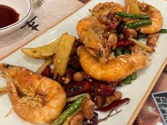 烤大虾-青瓦餐厅·生鱼片·韩园烤肉(西塔店)
