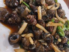 紫苏酸笋炒田螺-南记食粥坊·宵夜大排档(莲花总店)