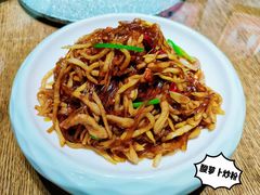 酸萝卜炒粉-双合园·海鲜水饺青岛菜(万佳广场店)