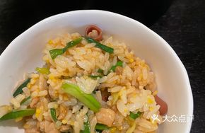 Golden Double Scallion Sea Cucumber Rice Bowl