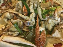 姜葱炒花蟹-盛港湾海鲜食府(黄沙店)