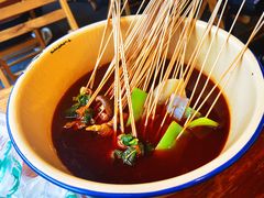 辣卤串串-拈签一笑黄牛肉辣卤串串