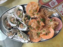 蒜蓉蒸生蚝-乡味海鲜农家菜·巽寮土窑鸡(地道美食店)