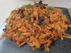 鱼香鸡丝-大眼锅贴水饺(河东店)