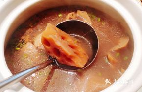Lotus Root Stewed with Pig Trotter