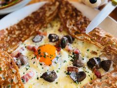 鸡蛋蘑菇熏肉荞麦可丽饼-RAC BAR(安福路店)