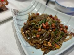 芫茜葱捞鱼皮-清心鸡沙田乳鸽店·非遗传承(石溪店)