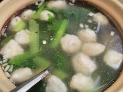 鲜嫩黄花鱼丸汤-将相和·海鲜蒸饺大连菜