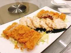 小棠菜拼花枝饼-金翠皇宫粤菜·点心·海鲜(科技园店)