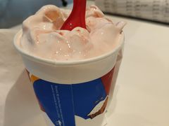 无花果蜜桃芦荟暴风雪-DQ·蛋糕·冰淇淋(奥林匹克广场店)