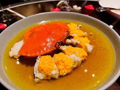 鸡油花雕蒸三门蟹-杭州西子湖四季酒店·金沙厅