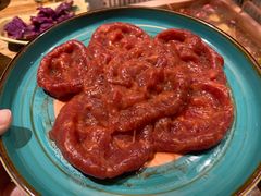 古道嫩牛肉-老牌坊云南鱼豆花火锅(爱建店)