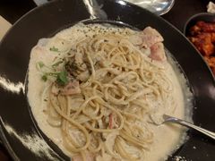 黑松露培根意面-机器人火炉披萨