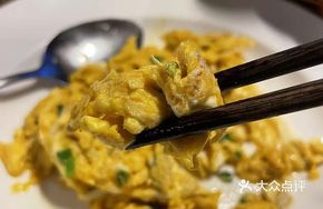 Egg Stir-fried with Silver Fish from Jiuhua Mountain