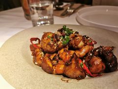 陈酒醋炒鲜虾蘑菇-夏朵餐厅(丁香店)