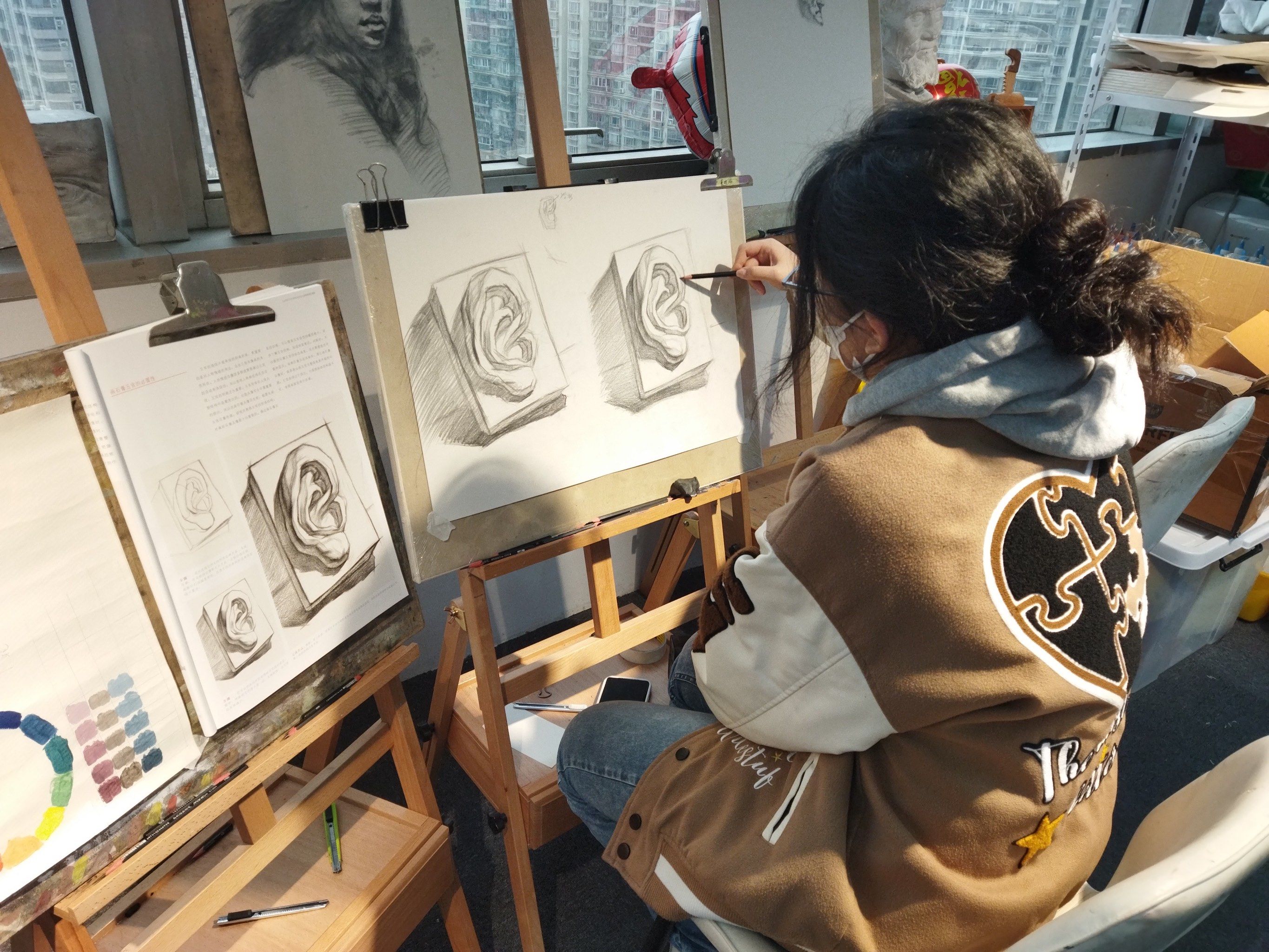 素描学习之耳朵造型