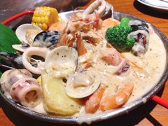 手抓海鲜蒜香奶油味-仓库南洋海鲜小排档(柳河路店)