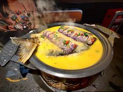 金银蒜香味烤鱼-探鱼·鲜青椒爽麻烤鱼(领展购物广场店)