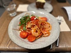 意式直身面配虾仁-Wagas(静安嘉里中心店)