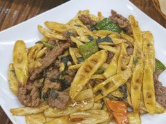 鲜笋炒牛肉-南记食粥坊·宵夜大排档(莲花总店)