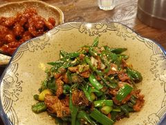 青椒土猪肉-萬家灯火·私房湘菜·22年老手艺(南岭大道店)