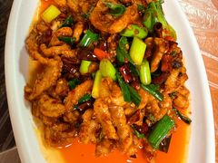 宫爆板筋-味香苑家常菜