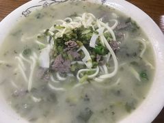 雪菜笋丝鲜牛肉年糕-何永光123鲜牛肉馆(1号店)