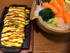 三文鱼刺身-魟阳日式料理(庆春店)