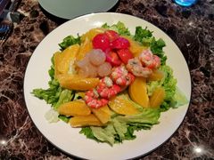 鲜橙老虎虾沙拉-Lets burger非常汉堡·环球风味(蓝色港湾店)