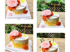 橙黄橘绿天秤座女士主题款-艾加柒克蛋糕茶歇甜品台(春熙路店)