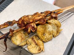 鱿鱼须-宝记烧烤·碳锅羊肉·羊蝎子火锅·夜食社(文体路创始店)