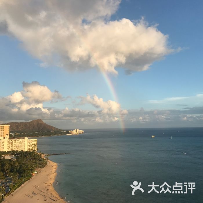 夏威夷威基基海滩希尔顿度假村