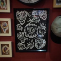 徒弟四夕手稿 喜欢可以约 200起-武汉湖佛纹身