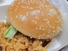 香辣鸡腿堡单人餐兑换券-肯德基(惠州龙门店)