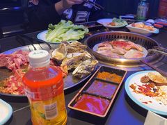-火影不二碳烤牛肋条自助烤肉店榴莲鳗鱼生蚝(红山店)