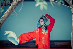 -后宫·古装汉服京剧儿童亲子全家福摄影