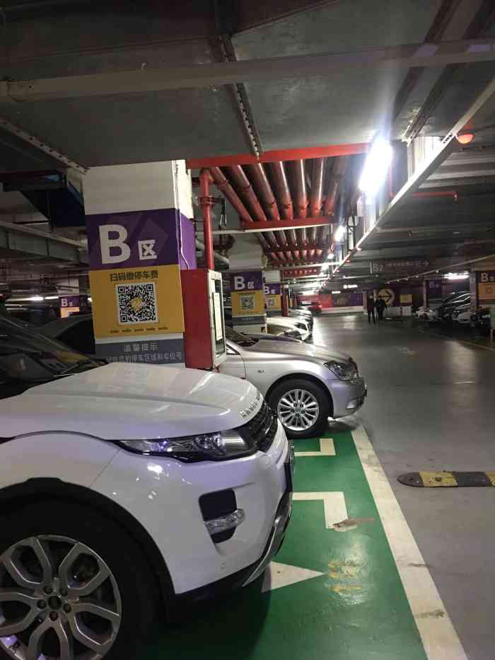 皇庭广场停车场-"环境:中心区呀 这边还蛮大的 停车位.