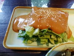 麻酱油麦菜-江边城外烤全鱼(方庄时代购物中心店)