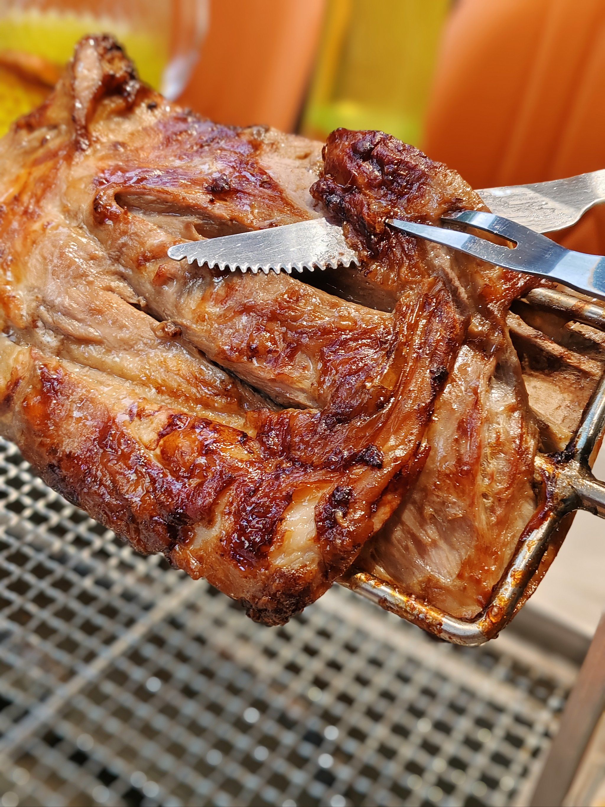 忍不住的烤羊腿诱惑