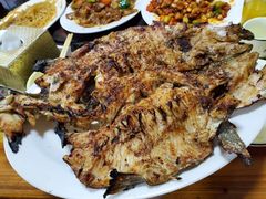 -北京龙庆四季香农家饭庄·灶台鱼·碳烤虹鳟鱼(龙庆峡店)