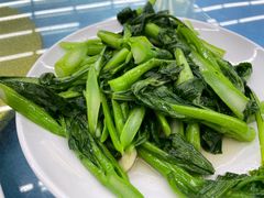 蒜蓉炒菜心-海上渔村食府海鲜餐厅