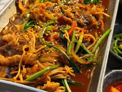 烤牛肉蔬菜-韩仁阁米肠汤饭(韩乐坊店)