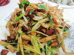 干煸鱿鱼-北戴河庆山饭店·海鲜砂锅粥(北戴河黑石路店)
