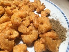 炸灯笼红虾仁-日丰园海肠水饺·老字号大连海鲜(和平广场店)