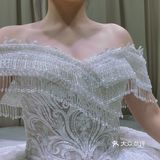 体现了王妃似高贵的气质！婚纱礼服#南京试纱