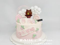 -卡比儿童蛋糕·心意定制·低脂零卡糖动物奶油FancyBALLOON(滨海店)