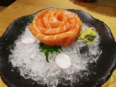 三文鱼刺身-水之惠鲜鱼料理(王府大街店)